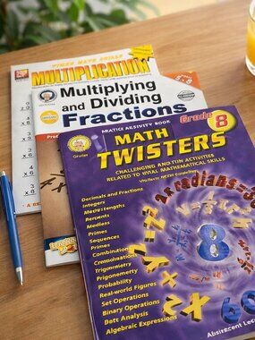 Grade 8 Mathematics Workbooks for Home or Classroom